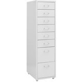 vidaXL mobilni ormarić za spise sivi 28 x 41 x 109 cm metalni Cijene