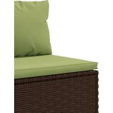  10-dijelni set vrtnih sofa od poliratana s jastucima smeđi | shoptok.hr