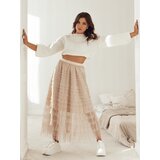 DStreet Spódniczka PASTELLA beżowa | ePonuda.com