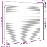  Roletna Antracit 160 x 150 cm Aluminij i poliuretan | shoptok.hr