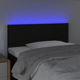  LED uzglavlje crno 80 x 5 x 78/88 cm od tkanine | shoptok.hr