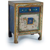 GINER Y COLOMER Večbarvna nočna omarica iz mangovega lesa, (22147651) Cene