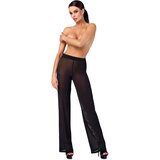 Noir Handmade F374 Onyx Sheer Palazzo Black XL Cene