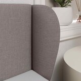  Uši uzglavlja Sivo-smeđa 40 x 23 x 6 cm tkanina | Eponuda.com