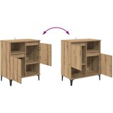 vidaXL Strani šal artisan hrast 60 x 35 x 70 cm Konstruiran les | Shoptok.si