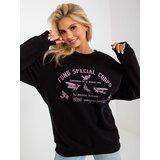 FANCY Sweatshirt-FA-BL-8138.23-black Cene