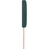 vidaXL Naslon za glavo s kristalnimi gumbi, oblazinjen temno zeleni 90 cm žamet | Shoptok.si