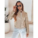 DStreet Kurtka damska skórzana ROCKMISS bezowa | shoptok.hr