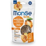 Monge Gift mesni zalogajčići za odrasle mačke, bakalar i kajsija Cene