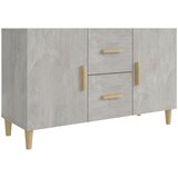  Komoda siva boja betona 100x36x60 cm od konstruiranog drva | shoptok.hr