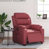  Električni naslanjač vinsko rdeče umetno usnje, (20927596) | Shoptok.si