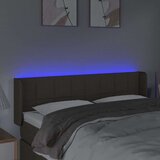  Posteljno vzglavje taupe 147x16x78/88 cm blago, (20953883) | Shoptok.si