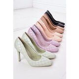 Boto Elegant Quilted Heels Green Rosanna | Eponuda.ba