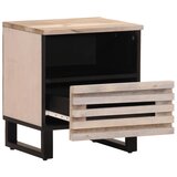  Noćni ormarići 2 kom 40x34x46 cm masivno izbijeljeno drvo manga | shoptok.hr