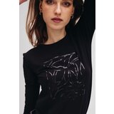 Legendww ženska crna majica sa printom 7594-9156-06 | ePonuda.com