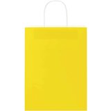  Papirnate vrećice 250 kom s ručkama žute 26x12x35 cm | shoptok.hr