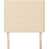  Uzglavlje krem boje 90x5x118/128 cm tkanina | shoptok.hr