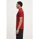 Fred Perry Pamučna polo majica za muškarce, boja: bordo, bez uzorka, M6000.Y35 | shoptok.hr