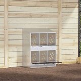 vidaXL Kutija za gniježđenje za piliće s 6 odjeljka metala | shoptok.hr