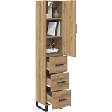  Highboard Umjetnički hrast 34,5 x 34 x 180 cm Konstruirano drvo | shoptok.hr