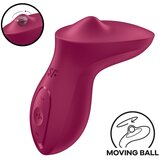 Satisfyer Exciterrr - Vrtljivi vibrator za klitoris s kroglicami (rdeč) | Shoptok.si