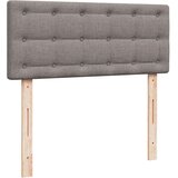 vidaXL Otomanski posteljni okvir z vzmetnico taupe 120x200 cm blago | Shoptok.si