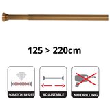 Spirella Palica za tuš zaveso v mat zlati barvi 125 - 200 cm Kreta – | Shoptok.si