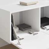 TV zidni ormar Zidne 2 pcs Bijelo 78,5 x 31 x 29,5 cm | shoptok.hr