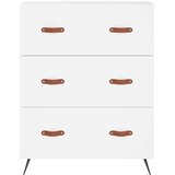 vidaXL Visoka komoda bijela 69 5x34x180 cm konstruirano drvo | shoptok.hr