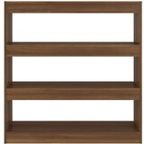 Ormarić za knjige / pregrada boja smeđeg hrasta 100x30x103 cm | shoptok.hr