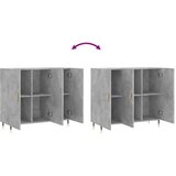  Komoda siva boja betona 90x34x80 cm od konstruiranog drva | shoptok.hr