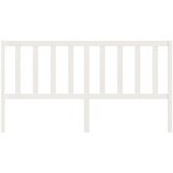  Uzglavlje za krevet bijelo 206 x 4 x 100 cm od masivne borovine | shoptok.hr