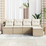 Set sofe 5 pcs Bež poliratan | shoptok.hr