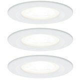 PAULMANN Ugradbena LED svjetiljka Nova (6,5 W, Bijela, Topla bijela, 3 Kom.) Cijene