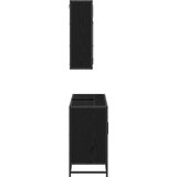 vidaXL set namještaja za kupaonicu 2 pcs crni hrast 80 x 33 x 60 cm | shoptok.hr