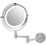 Premier Housewares Kozmetično ogledalo z lučjo/povečevalno (2x povečava) 18x29 cm Cassini – | Shoptok.si