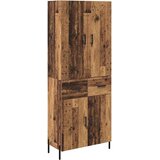  Highboard Staro drvo 69,5 x 34 x 180 cm Konstruirano drvo Slike