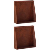  Zid za zadržavanje 2 kom. 40 x 12 x 40 cm Otporni čelik Rđa | shoptok.hr