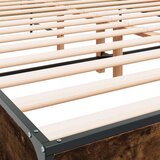  Okvir kreveta boja hrasta 140x190 cm konstruirano drvo i metal | shoptok.hr