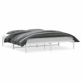 Metalni okvir za krevet bijeli 193x203 cm | shoptok.hr