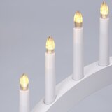 Brilagi LED božićni svećnjak 7xLED/2xAA beo | Eponuda.com
