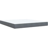  Boxspring krevet s madracem Tamnosiva 180 x 200 cm Baršun | shoptok.hr