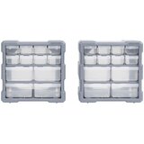  Organizatori s 12 ladica 2 kom 26,5 x 16 x 26 cm | shoptok.hr