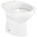 Roca Stajaća WC školjka Victoria (S rubom za pranje, WC odvod: Vodoravno, Bijele boje) | shoptok.hr