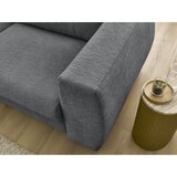 Bobochic Paris Temno siva sedežna garnitura za spanje/raztegljiva iz šenilje 240 cm Hugo – | Shoptok.si