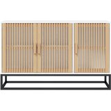  Komoda bijela 105 x 30 x 65 cm od konstruiranog drva | shoptok.hr