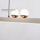 HOME LIGHT Luna 231 visilica 35W 3000K siva/zlato | Eponuda.com