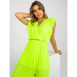 Italy Moda Dress-DHJ-SK-1155.85-fluo yellow | Shoptok.si