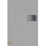 Opviq deve boynu mat krom lambader silindir koyu gri abajurlu lampa | ePonuda.com