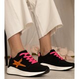 Gemre Black women's sport sneakers with glitter Kaletti | shoptok.hr